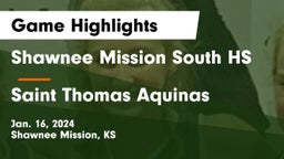 Shawnee Mission South HS vs Saint Thomas Aquinas  Game Highlights - Jan. 16, 2024
