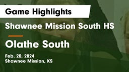 Shawnee Mission South HS vs Olathe South  Game Highlights - Feb. 20, 2024