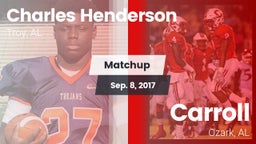 Matchup: Charles Henderson vs. Carroll   2017