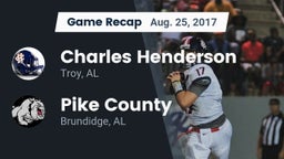 Recap: Charles Henderson  vs. Pike County  2017