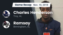 Recap: Charles Henderson  vs. Ramsay  2018