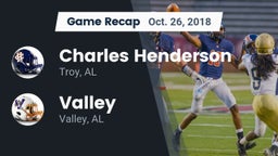 Recap: Charles Henderson  vs. Valley  2018