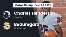 Recap: Charles Henderson  vs. Beauregard  2019
