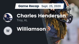 Recap: Charles Henderson  vs. Williamson 2020