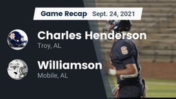 Recap: Charles Henderson  vs. Williamson  2021