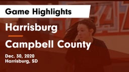 Harrisburg  vs Campbell County  Game Highlights - Dec. 30, 2020