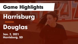 Harrisburg  vs Douglas  Game Highlights - Jan. 2, 2021