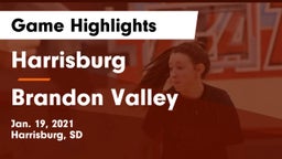 Harrisburg  vs Brandon Valley  Game Highlights - Jan. 19, 2021