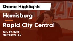 Harrisburg  vs Rapid City Central  Game Highlights - Jan. 30, 2021