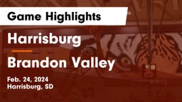 Harrisburg  vs Brandon Valley  Game Highlights - Feb. 24, 2024