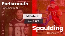 Matchup: Portsmouth High vs. Spaulding  2017