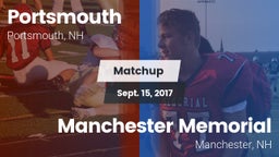 Matchup: Portsmouth High vs. Manchester Memorial  2017