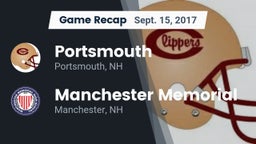 Recap: Portsmouth  vs. Manchester Memorial  2017