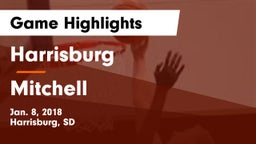 Harrisburg  vs Mitchell  Game Highlights - Jan. 8, 2018