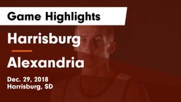 Harrisburg  vs Alexandria  Game Highlights - Dec. 29, 2018