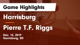 Harrisburg  vs Pierre T.F. Riggs  Game Highlights - Dec. 13, 2019