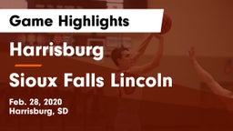 Harrisburg  vs Sioux Falls Lincoln  Game Highlights - Feb. 28, 2020