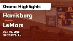 Harrisburg  vs LeMars Game Highlights - Dec. 22, 2020