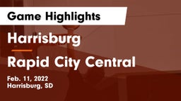 Harrisburg  vs Rapid City Central  Game Highlights - Feb. 11, 2022