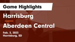 Harrisburg  vs Aberdeen Central  Game Highlights - Feb. 3, 2023