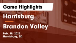 Harrisburg  vs Brandon Valley  Game Highlights - Feb. 18, 2023