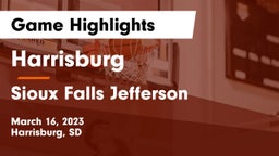 Harrisburg  vs Sioux Falls Jefferson  Game Highlights - March 16, 2023