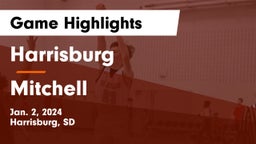 Harrisburg  vs Mitchell  Game Highlights - Jan. 2, 2024
