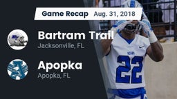 Recap: Bartram Trail  vs. Apopka  2018