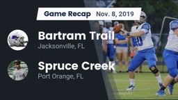 Recap: Bartram Trail  vs. Spruce Creek  2019