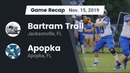 Recap: Bartram Trail  vs. Apopka  2019