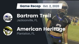 Recap: Bartram Trail  vs. American Heritage  2020