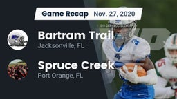 Recap: Bartram Trail  vs. Spruce Creek  2020