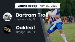 Recap: Bartram Trail  vs. Oakleaf  2020