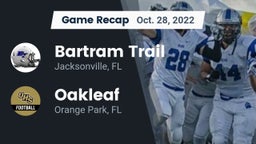 Recap: Bartram Trail  vs. Oakleaf  2022