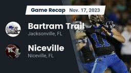 Recap: Bartram Trail  vs. Niceville  2023
