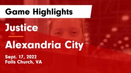 Justice  vs Alexandria City  Game Highlights - Sept. 17, 2022