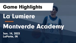 La Lumiere  vs Montverde Academy Game Highlights - Jan. 14, 2023