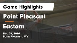 Point Pleasant  vs Eastern  Game Highlights - Dec 30, 2016