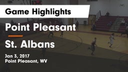Point Pleasant  vs St. Albans  Game Highlights - Jan 3, 2017