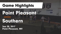 Point Pleasant  vs Southern  Game Highlights - Jan 28, 2017