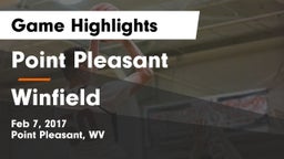 Point Pleasant  vs Winfield  Game Highlights - Feb 7, 2017