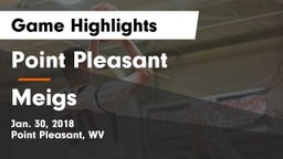 Point Pleasant  vs Meigs Game Highlights - Jan. 30, 2018