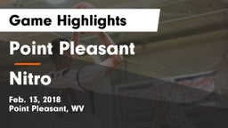 Point Pleasant  vs Nitro  Game Highlights - Feb. 13, 2018