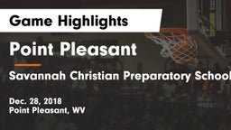 Point Pleasant  vs Savannah Christian Preparatory School Game Highlights - Dec. 28, 2018