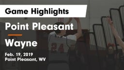 Point Pleasant  vs Wayne  Game Highlights - Feb. 19, 2019