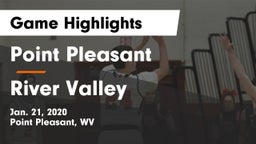 Point Pleasant  vs River Valley  Game Highlights - Jan. 21, 2020