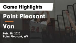 Point Pleasant  vs Van  Game Highlights - Feb. 20, 2020
