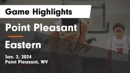 Point Pleasant  vs Eastern  Game Highlights - Jan. 2, 2024