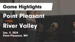 Point Pleasant  vs River Valley  Game Highlights - Jan. 9, 2024