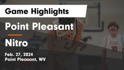Point Pleasant  vs Nitro  Game Highlights - Feb. 27, 2024